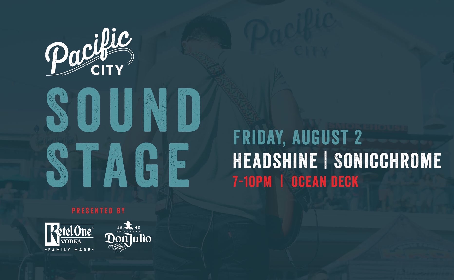 Headshine is headlining Pacific City Sound Stage after Vans US Open of Surfing Contest presented by Ketle One Vodka and Don Julio Tequila