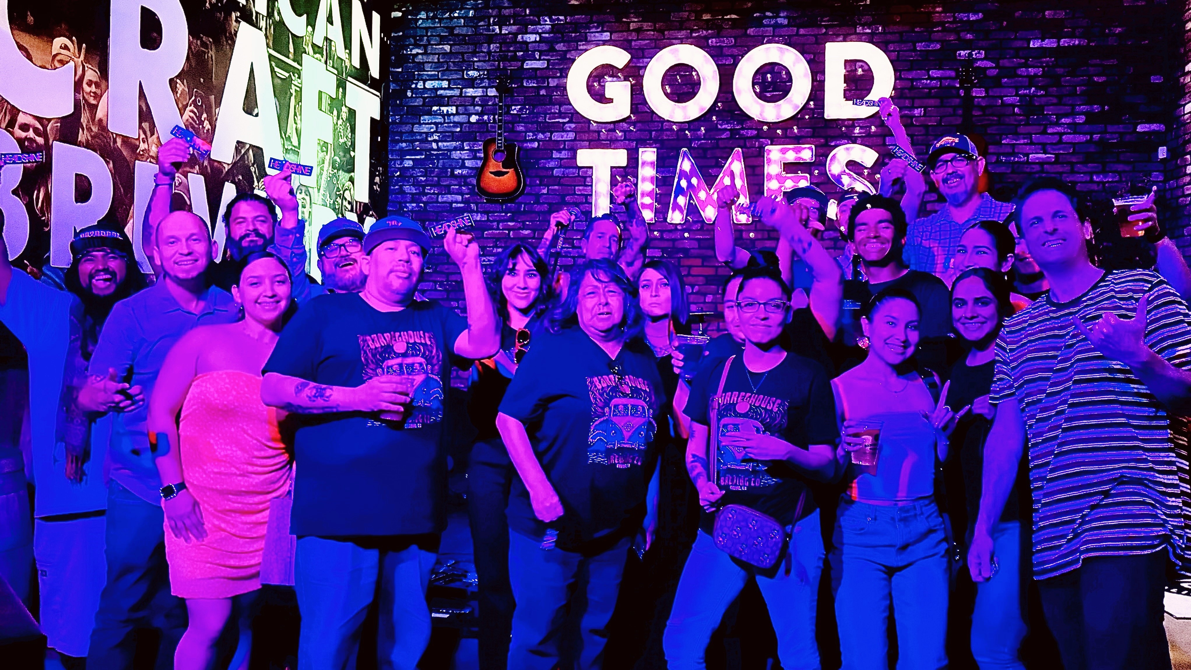 Click to watch Headshine play "all good things come to you" on tour with guest legend Zeb