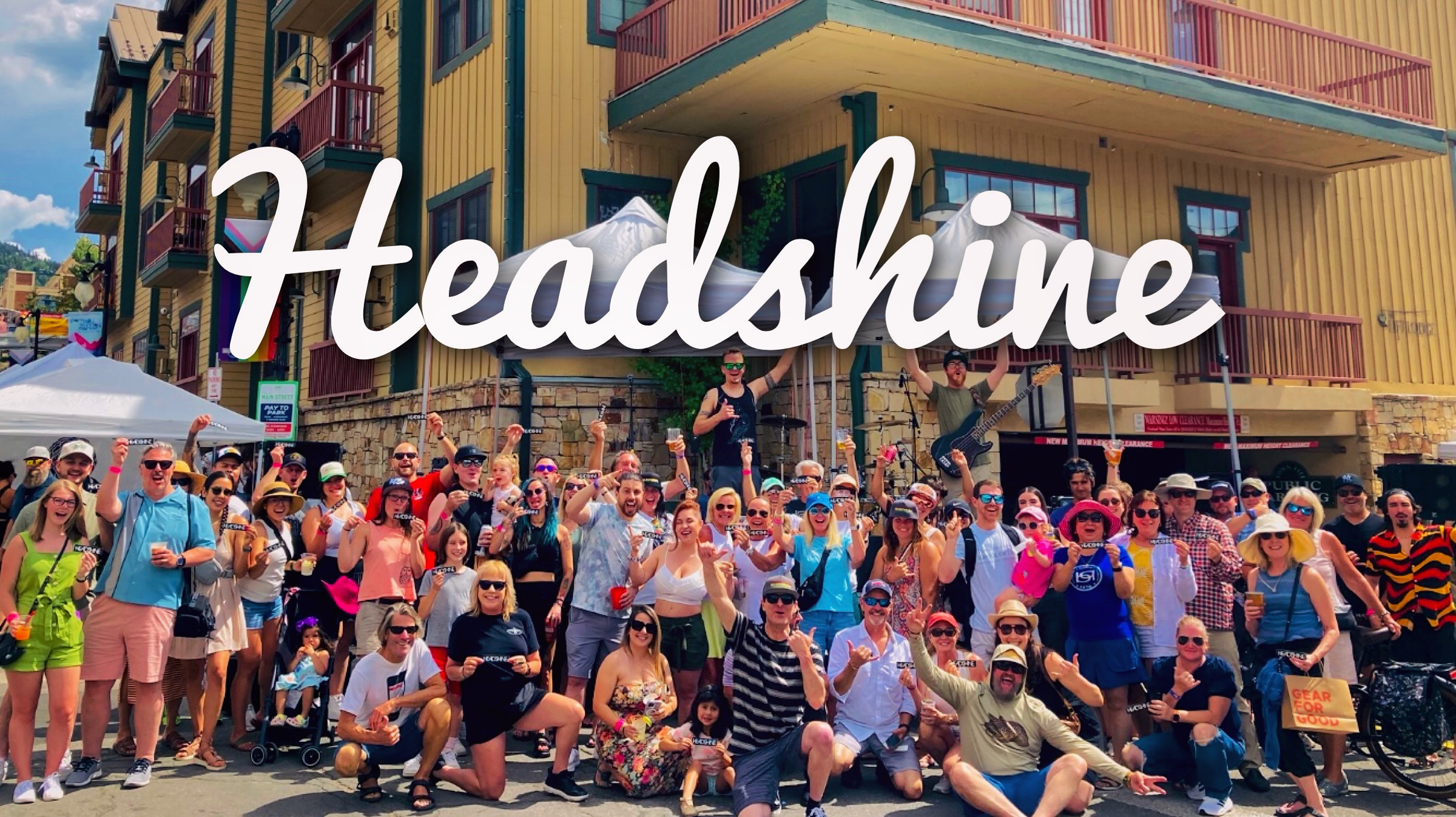 Click to watch Headshine sing to a capacity crowd  at Park City Festival in Utah