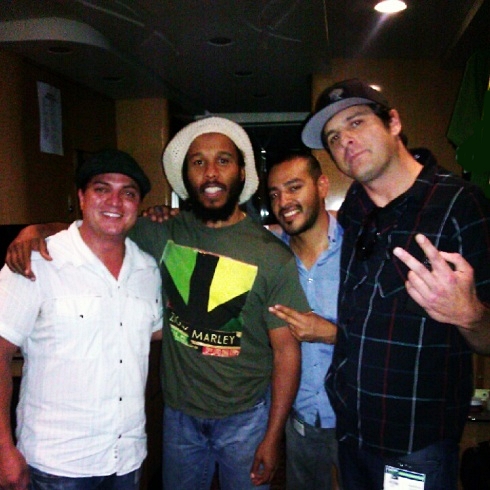 Headshine on tour with Ziggy Marley