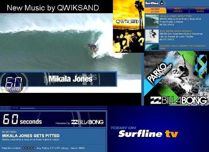 Click to watch a new surf video featuring QWIKSAND